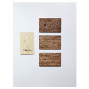 Custom Wooden NFC Card Set