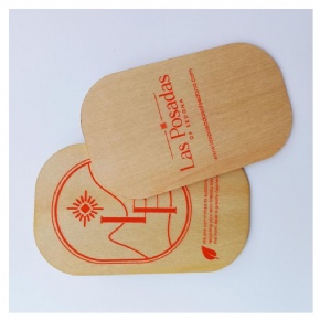 Custom Shaped Wooden Hotel Key Card