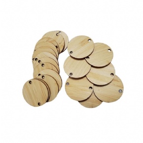 Wooden RFID Disc Tag